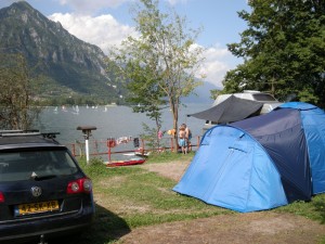 Camping vantone aan idro meer