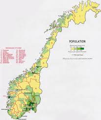 noorwegen kaart